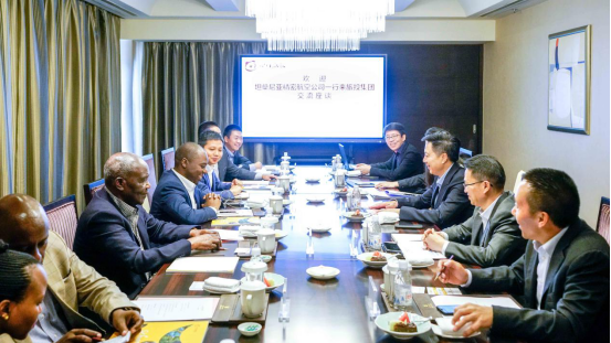 坦桑尼亚驻华参赞一行到DB电竞集团交流座谈