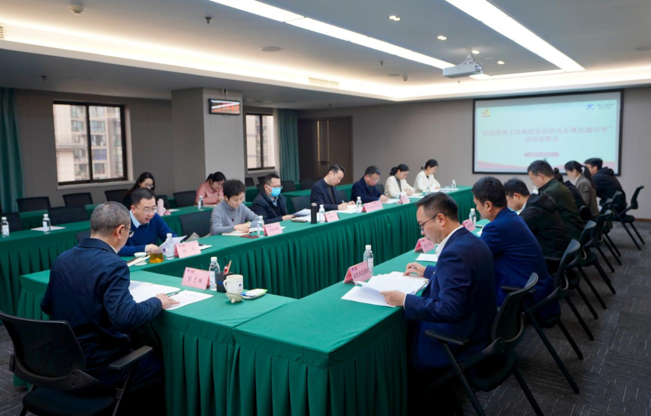 省纪委监委驻省DB电竞集团纪检监察组召开“纪检监察工作规范化法治化正规化建设年”行动动员部署会议