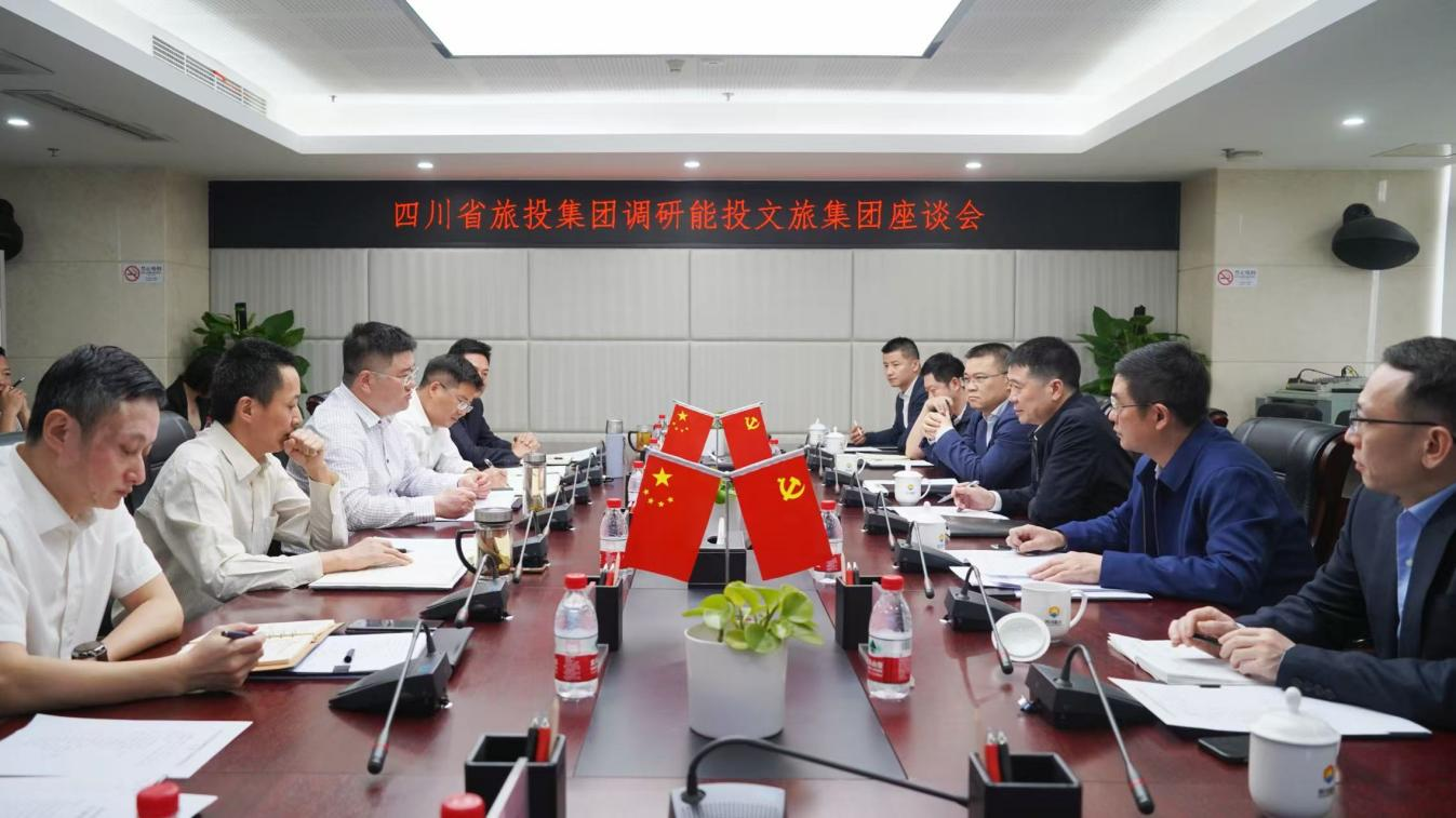 省DB电竞集团领导率队调研能投文旅集团